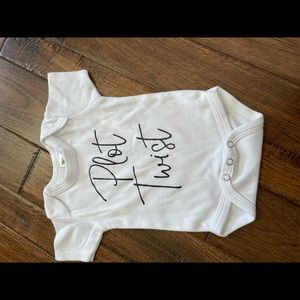 Plot Twist onesie